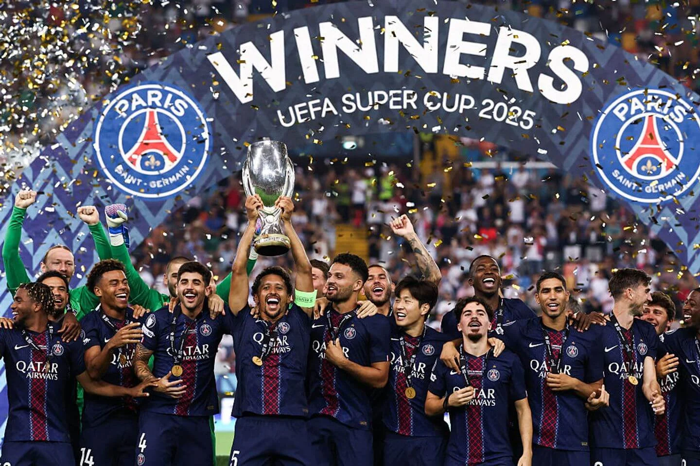PSG Pertahankan Gelar Piala Super Eropa 2026 Berkat Kemenangan 2-1 Atas Aston Villa